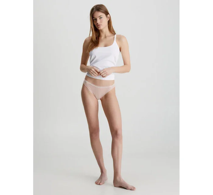 Dámské kalhotky 000QD3766E 7NS béžové - Calvin Klein