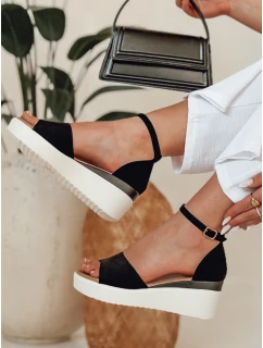 Dámské sandály na platformě LUMISUN black FashionStreet ZY0744