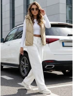 Dámská prošívaná vesta LIKEHUGS béžová FashionStreet TY4979