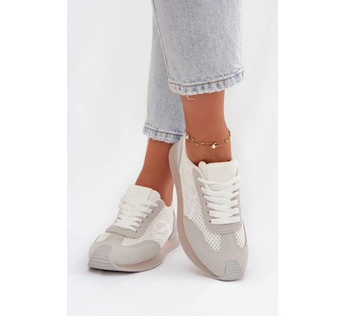 Sneakersy Dámské sportovní Bílá-Šedá Tarlisse Sneakersy Dámské sportovní Bílá-Šedá Tarlisse