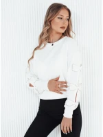 Dámský svetr bílý Dstreet model 21972974 - FashionStreet Dámský svetr bílý Dstreet model 21972974 - FashionStreet