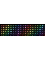 VÁNOČNÍ STROMEK SVĚTLA VENKOVNÍ / VNITŘNÍ SVĚTELNÝ ZÁVĚS 240 VEDL 600X60CM S DÁLKOVÝM OVLÁDÁNÍM RGB BARVA