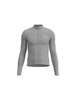 Cyklistické tričko POC M's Thermal Lite LS Jersey, šedé