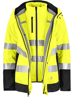 Jacket 3v1 bezpečnostní bunda 64. hi vis yellow/black model 22463309 - ProJob