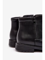 Mužské nízké boty na zip černé Brosta Mužské nízké boty na zip černé Brosta