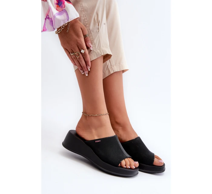 Vonné Dámské Sandály Na Výšlapu ZAXY LL285083 Černé