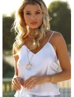 Dámský saténový top Karen - DKaren