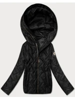 pikowana kurtka damska Goodlookin czarna model 22004206 - S'WEST pikowana kurtka damska Goodlookin czarna model 22004206 - S'WEST