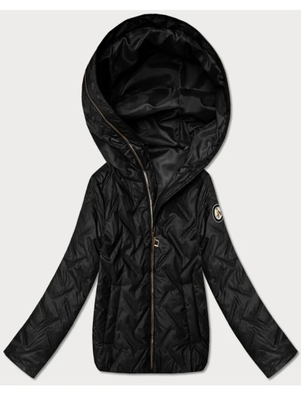 pikowana kurtka damska Goodlookin czarna model 22004206 - S'WEST pikowana kurtka damska Goodlookin czarna model 22004206 - S'WEST