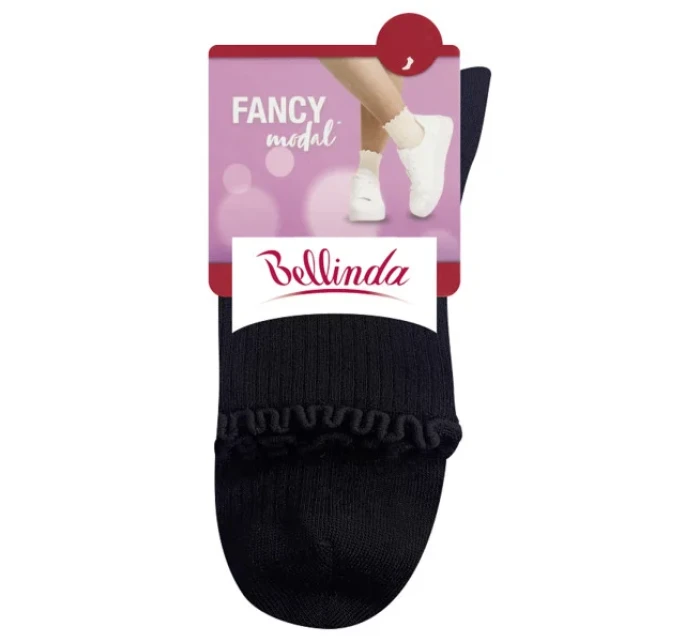Dámské ponožky FANCY MODAL SOCKS - BELLINDA - černá