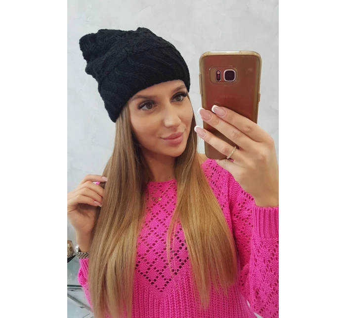 Dámská čepice Dagmara K332 černá Dámská čepice Dagmara K332 černá