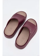 Dámské Pantofle Na Platformě Big Star SS274425 Bordó Dámské Pantofle Na Platformě Big Star SS274425 Bordó