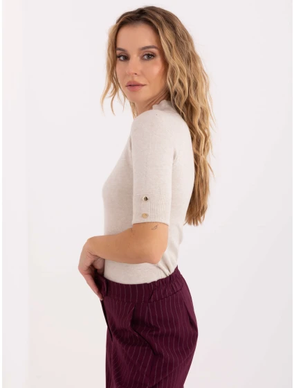 Jumper PM SW R2316.29 světle béžový Jumper PM SW R2316.29 světle béžový