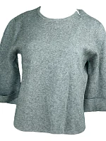 Dámský svetr na rukávech zdobený perličkami - Gemini