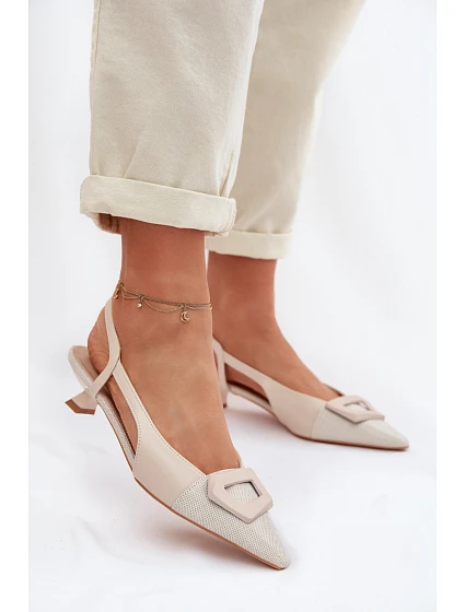 Sandály na podpatku  model 225625 Step in style