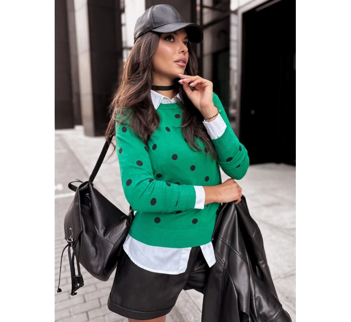 Dámský svetr zelený Dstreet model 21970869 - FashionStreet