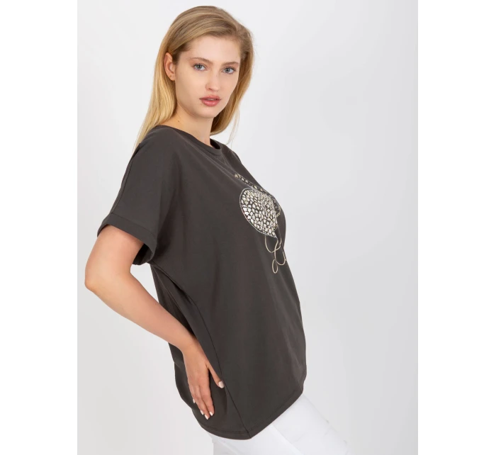 Tričko RV TS 7660.88P tmavá khaki