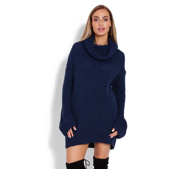 Dámský dlouhý svetr model 21787030 - PeeKaBoo