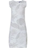 Dámská noční košile 10231-140-1 bílo-béžová listy - Pastunette