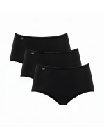 sloggi 24/7 Cotton Midi C3P - BLACK - SLOGGI BLACK - SLOGGI