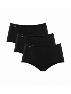 sloggi 24/7 Cotton Midi C3P - BLACK - SLOGGI BLACK - SLOGGI