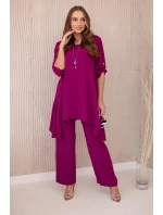 Sada halenky + kalhot s přívěskem švestka