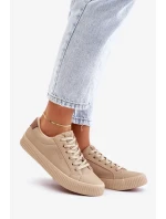 Zateplené Dámské Tenisky Big Star Béžové Zateplené Dámské Tenisky Big Star Béžové