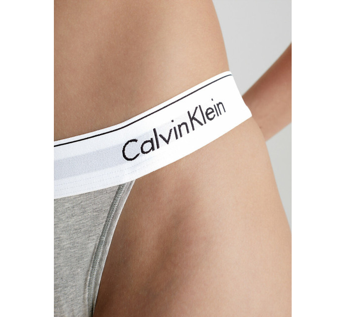 Spodní prádlo Dámské kalhotky HIGH LEG TANGA 000QF4977A020 - Calvin Klein