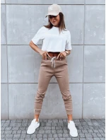 Dámské tepláky LUNASLEEP camel FashionStreet UY1650 Dámské tepláky LUNASLEEP camel FashionStreet UY1650