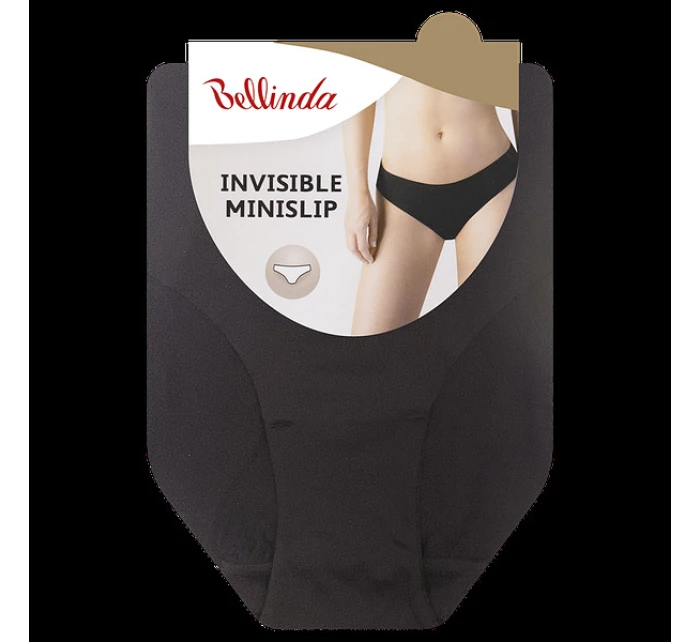Dámské bezešvé kalhotky INVISIBLE MINISLIP - BELLINDA - černá