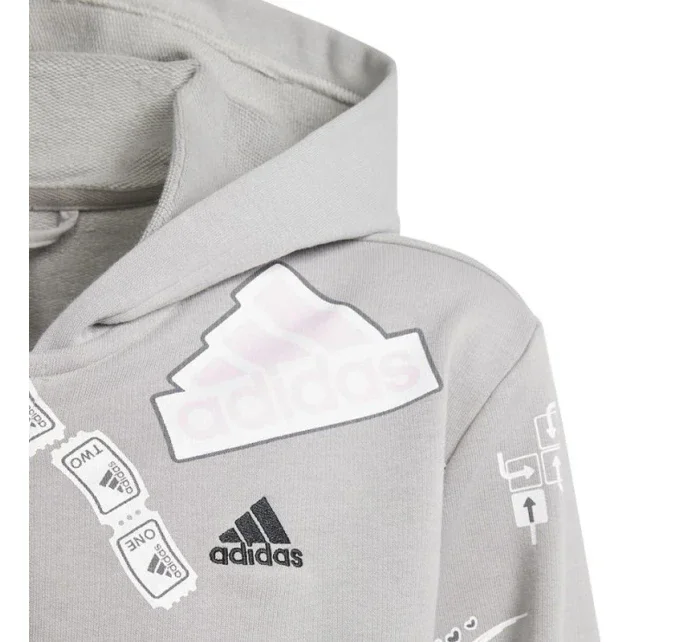 Adidas Biuv Zip Hoodie Jr IS3755 Mikina s kapucí Adidas Biuv Zip Hoodie Jr IS3755 Mikina s kapucí