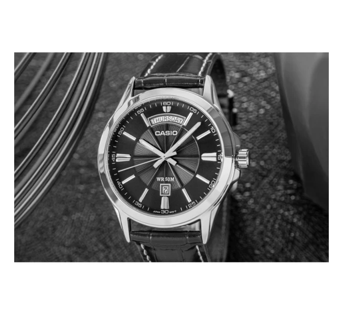 Pánské hodinky CASIO MTP-1381L-1AVDF + krabice Pánské hodinky CASIO MTP-1381L-1AVDF + krabice