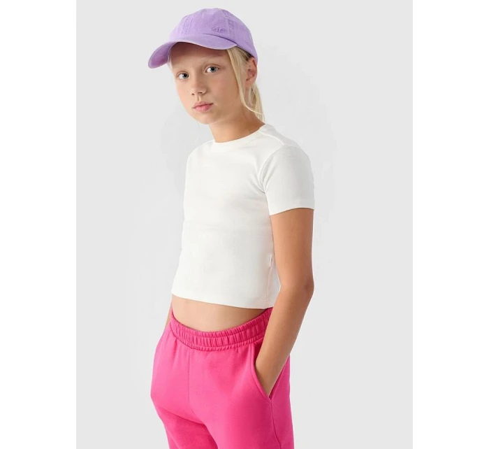 Hladké dívčí tričko model 22117376 - 4F