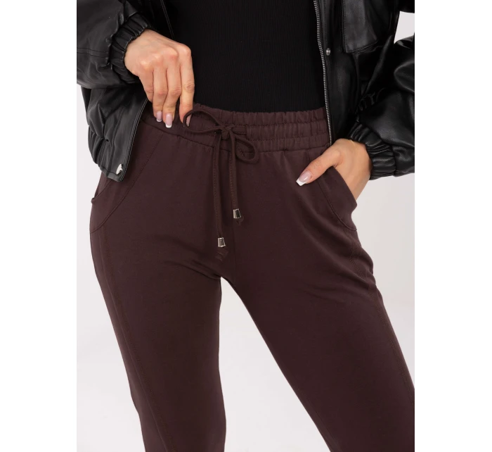 Tepláky RV DR 3589.05X tmavě hnědé