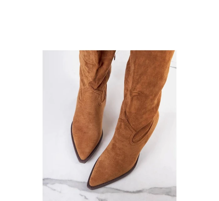 Kozačky na podpatku model 204847 Solea Kozačky na podpatku model 204847 Solea