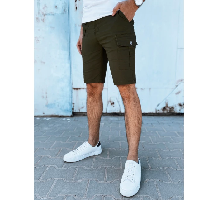 Pánské zelené šortky model 21977572 - Dstreet Pánské zelené šortky model 21977572 - Dstreet