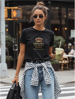 Koszulka damska czarna model 22161343 - FashionStreet