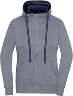 JN Dámská mikina s kapucí 02.0 grey model 22494404 - Daiber JN Dámská mikina s kapucí 02.0 grey model 22494404 - Daiber