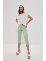 Lyocellové kalhoty - zelené