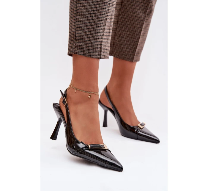 Sandály na podpatku  model 224473 Step in style