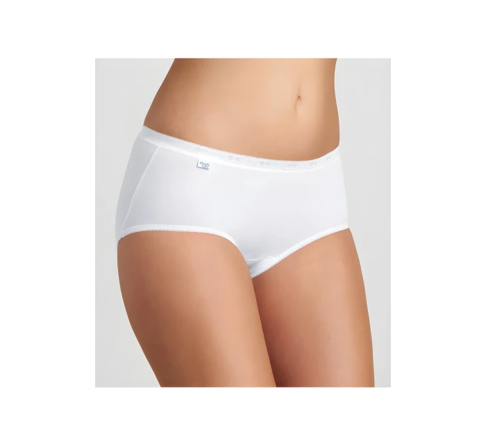Dámské kalhotky Sloggi Basic+ Midi 2P bílé Dámské kalhotky Sloggi Basic+ Midi 2P bílé
