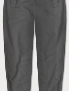 Tmavě šedé tenké teplákové kalhoty (CK03-5)