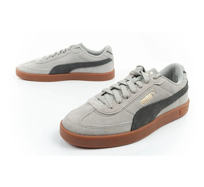 Pánské sportovní boty Puma Club II Era tenisky kožené šedé Pánské sportovní boty Puma Club II Era tenisky kožené šedé