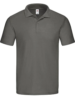 Original Polo Pánské piqué polo model 22449671 light graphite - Fruit of the Loom