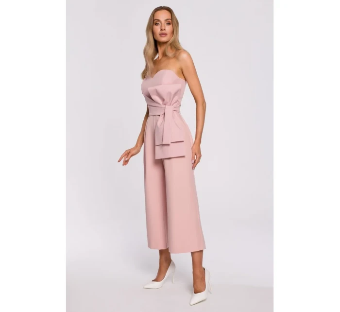 M571 Kombinéza bez ramínek - pudrová M571 Kombinéza bez ramínek - pudrová