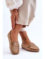 Dámské módní semišové mokasíny hnědé Rabell Dámské módní semišové mokasíny hnědé Rabell