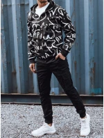 Pánská mikina na zip s kapucí černá Dstreet model 21978980 - FashionStreet Pánská mikina na zip s kapucí černá Dstreet model 21978980 - FashionStreet