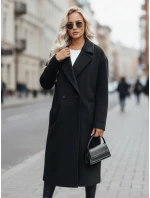 Dámský přechodný oversize kabát černý FashionStreet NY0764z Dámský přechodný oversize kabát černý FashionStreet NY0764z
