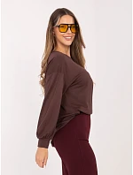 Bluza RV BL model 22074607 ciemny brązowy - FPrice Bluza RV BL model 22074607 ciemny brązowy - FPrice