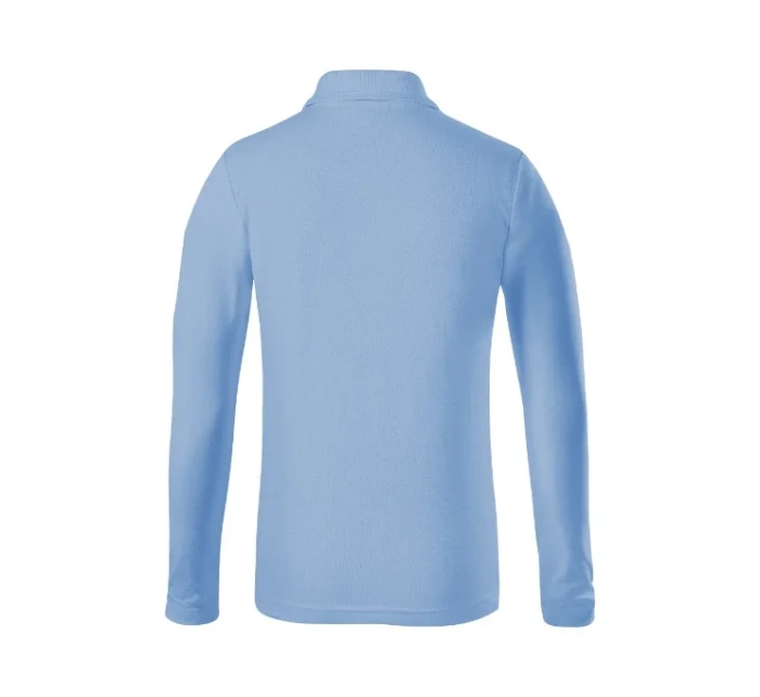 Pique Polo LS polokošile dětská nebesky modrá